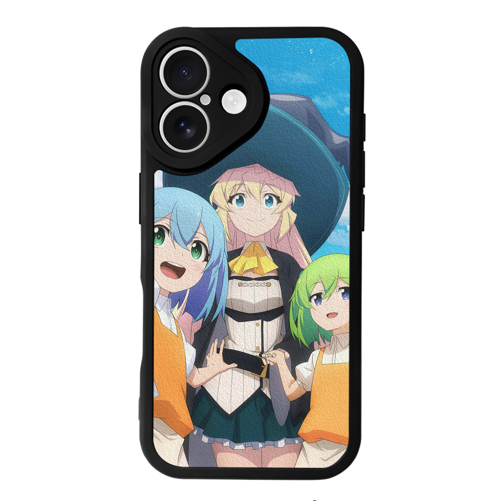 （画像用） 転スラ Regarding Reincarnated to Slime 【iPhone 16シリーズ対応】シリコンスマホケース（レザー調） 材質：シリコン